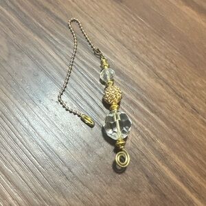 Elegant Gold and Silver Women's Jewelry Keychain